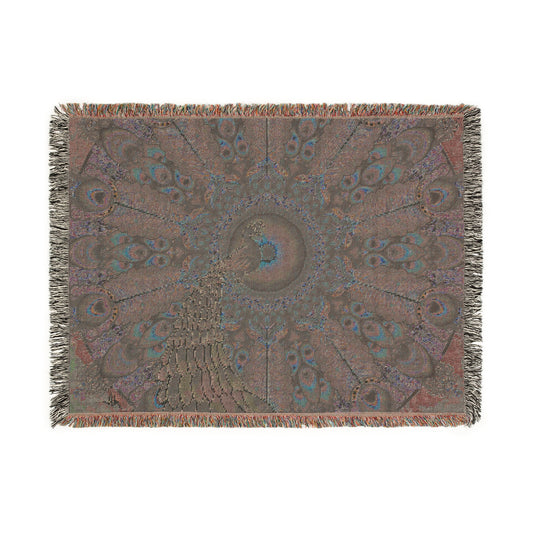Melek Taus Mandala - Woven Blanket
