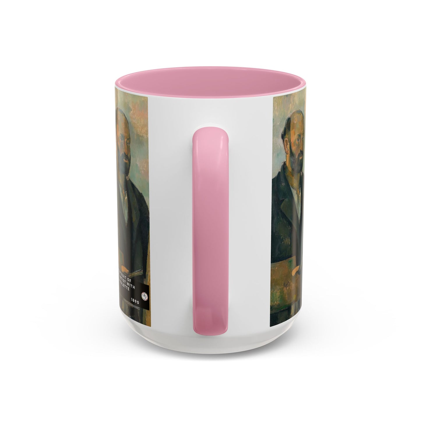 Cézanne, Paul - Portrait of the Artist with a Palette (1890) - Colorful Accent Mugs