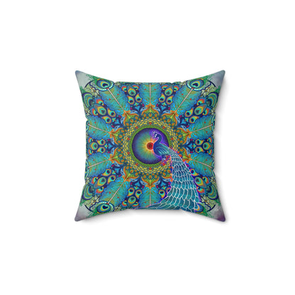 Pacio, Adam - Melek Taus Mandala - Suede Square Pillow