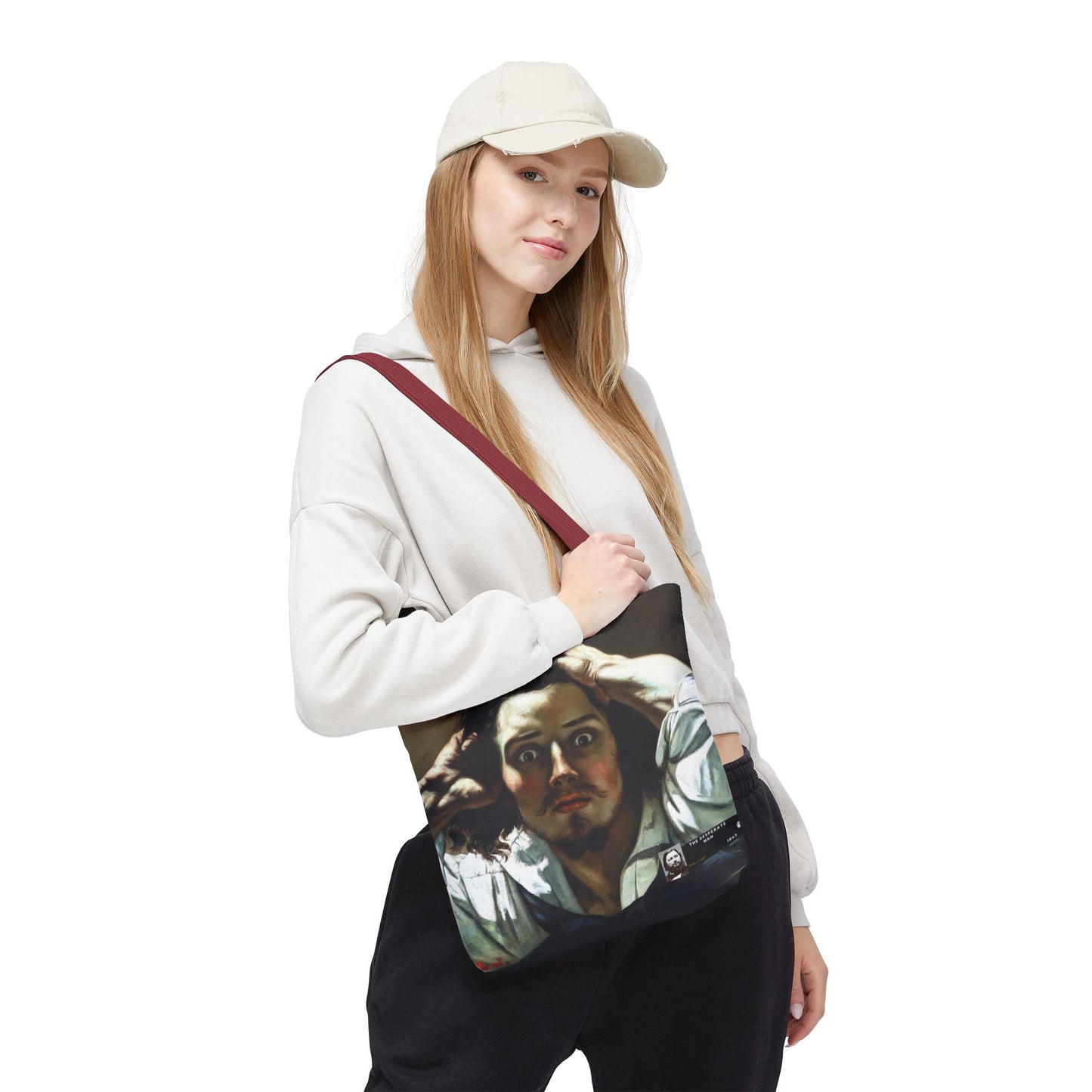 Courbet, Gustave - The Desperate Man (1843) - Tote Bag