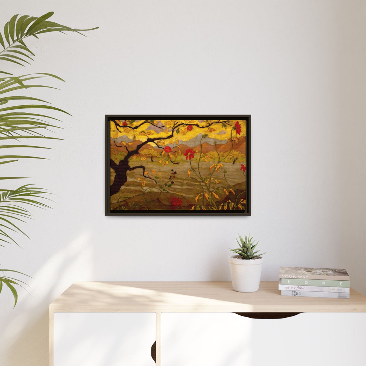Ranson, Paul - Apple Tree with Red Fruit (1902) - Matte Canvas, Framed
