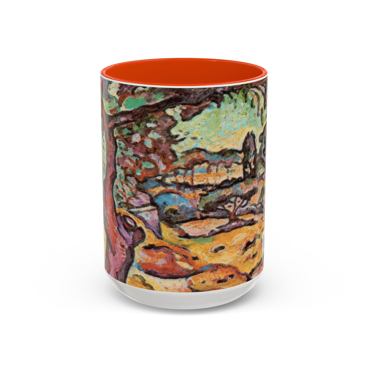 Braque, Georges - Olive Tree near L'Estaque (1906) - Colorful Accent Mugs