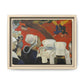 Gauguin, Paul - Vision of the Sermon (Jacob Wrestling with the Angel) (1888) - Matte Canvas, Framed