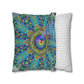 Pacio, Adam - Melek Taus Mandala - Suede Square Pillowcase