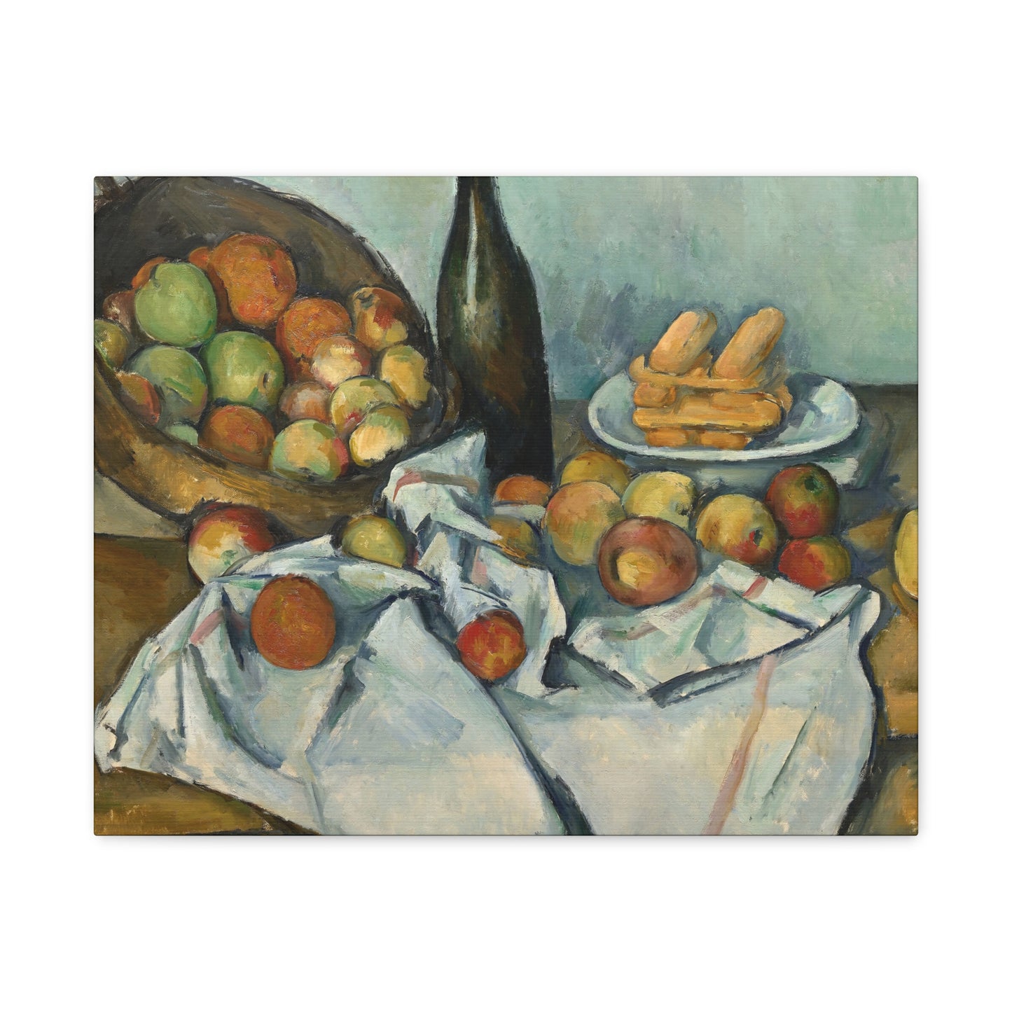 Cézanne, Paul - Basket of Apples (1893) - Canvas Block, unframed