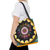 Obsidian Grandmothers Mandala - Tote Bag