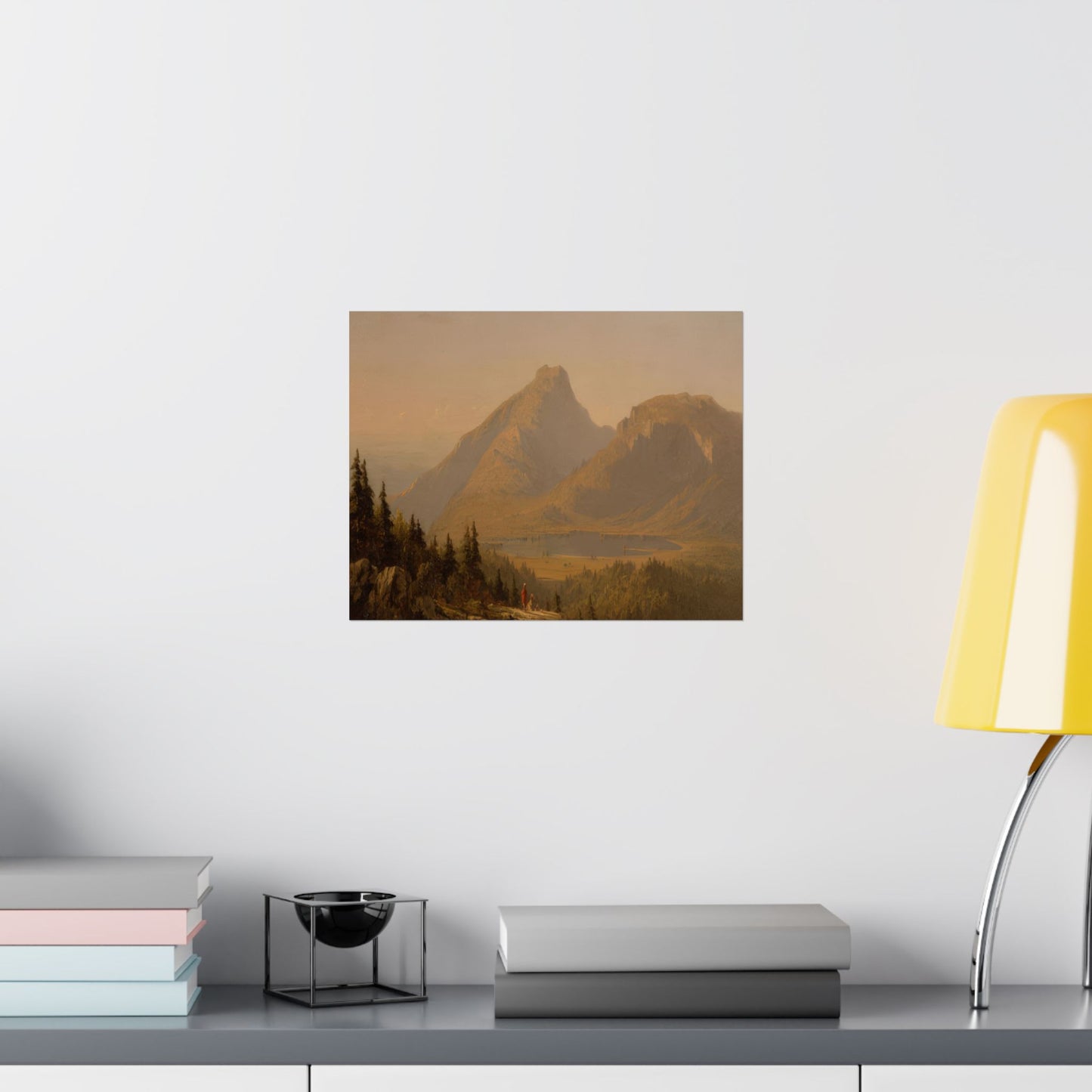 Gifford, Sanford Robinson - Mount Mansfield, Vermont  (1859) - Satin Posters