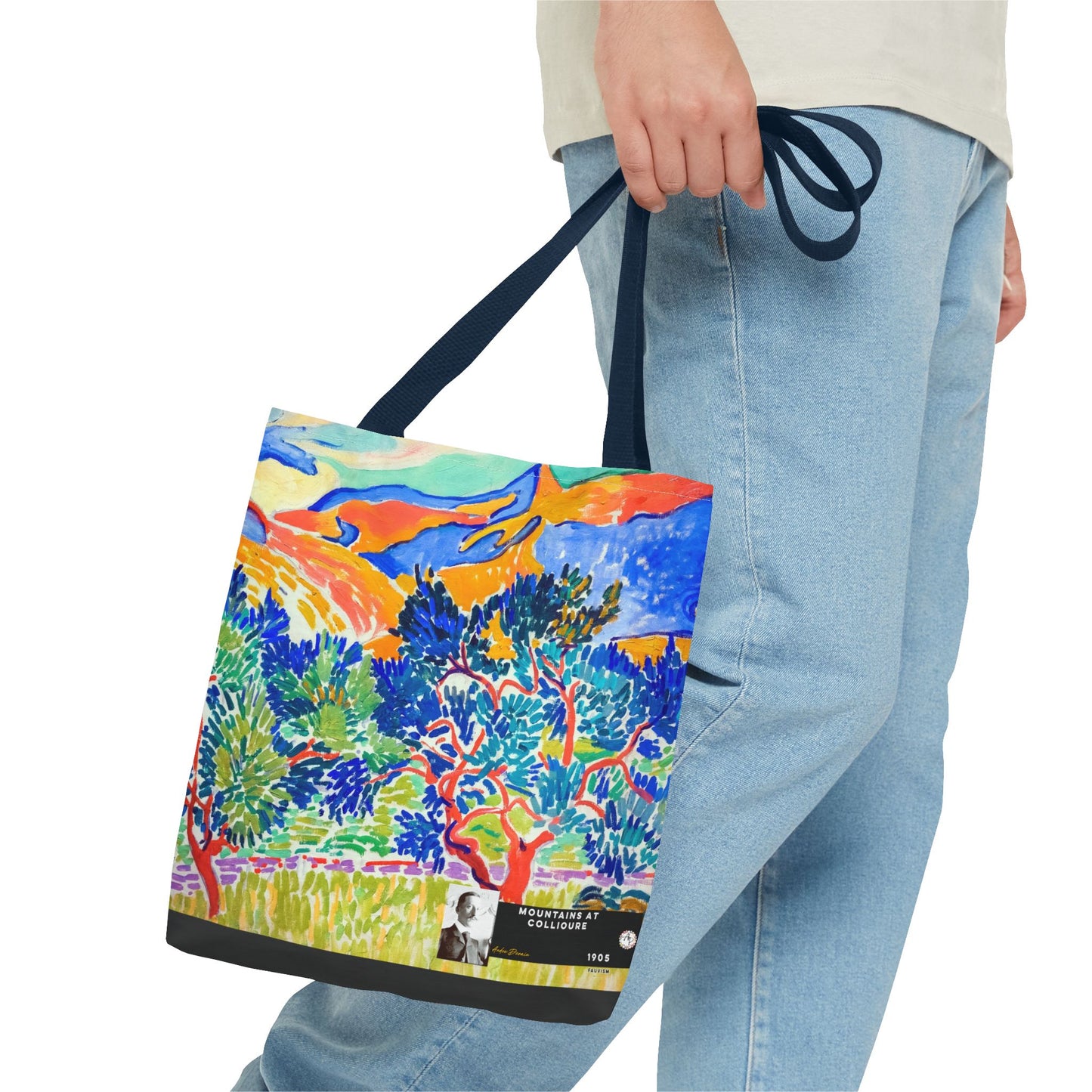 Derain, André - Mountains at Collioure (1905) - Tote Bag