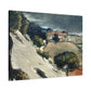Cézanne, Paul - L’Estaque, Melting Snow (1870) - Canvas Block, unframed