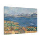 Cézanne, Paul - The Bay of Marseille, Seen from L'Estaque (1885) - Canvas Block, unframed