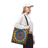 Emerald Arrows Mandala - Tote Bag