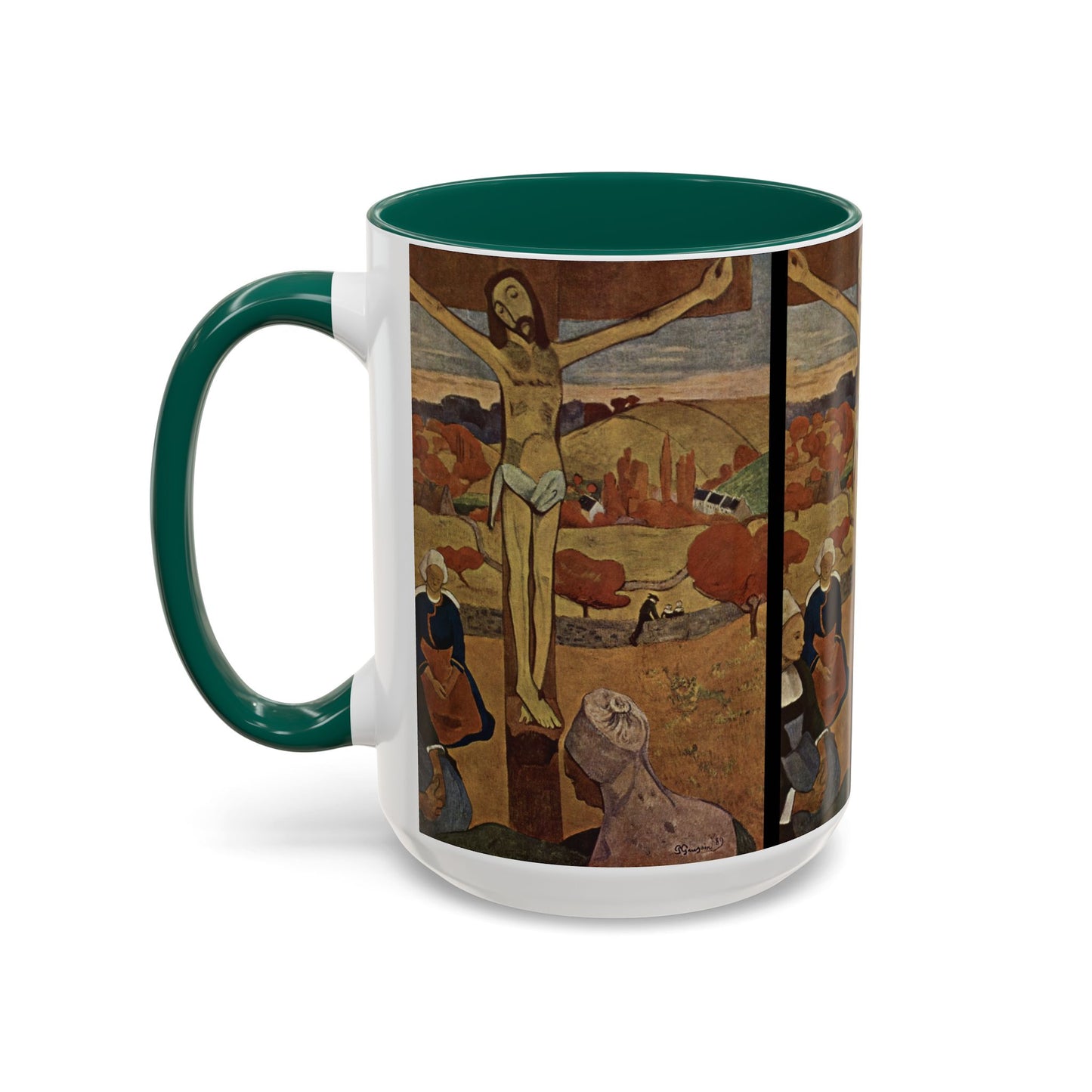 Gauguin, Paul - The Yellow Christ (1889) - Colorful Accent Mugs