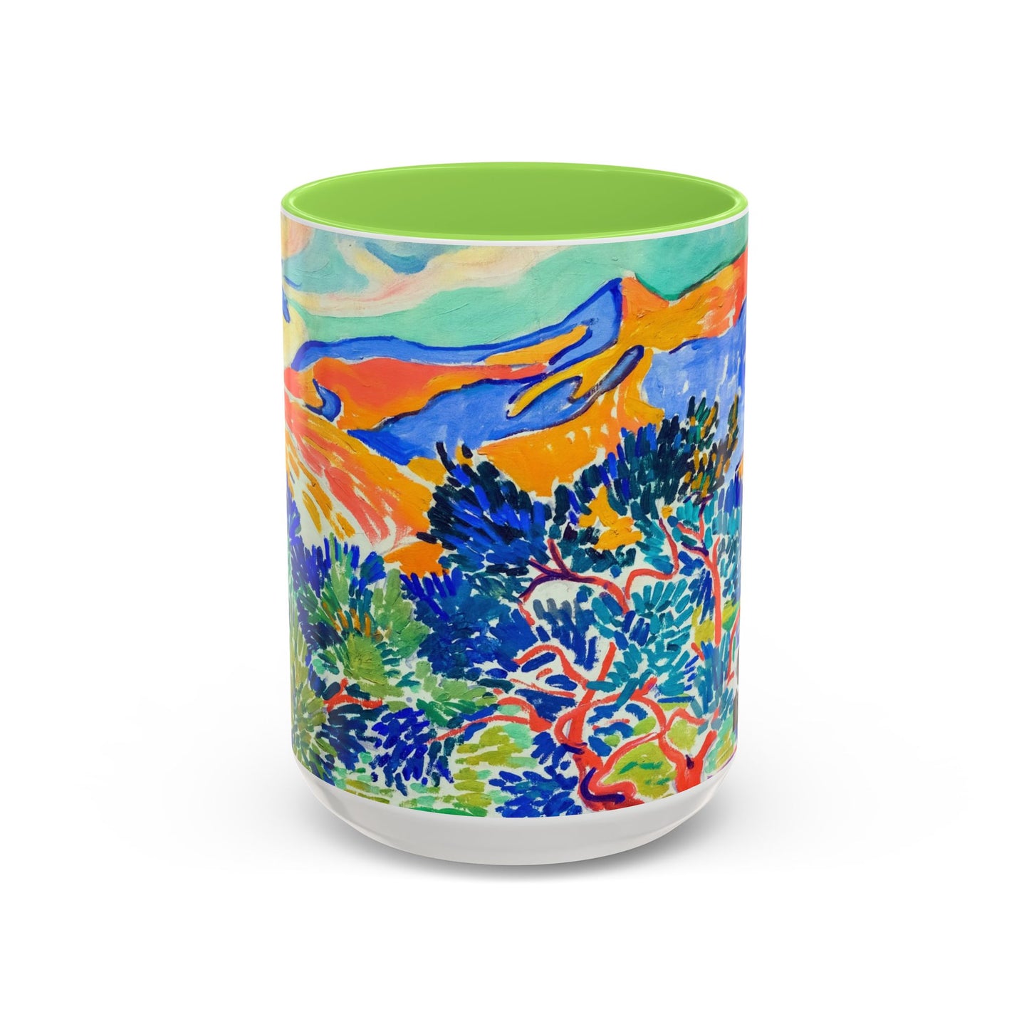 Derain, André - Mountains at Collioure (1905) - Colorful Accent Mugs