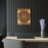 Lion Summer Mandala - Acrylic Block