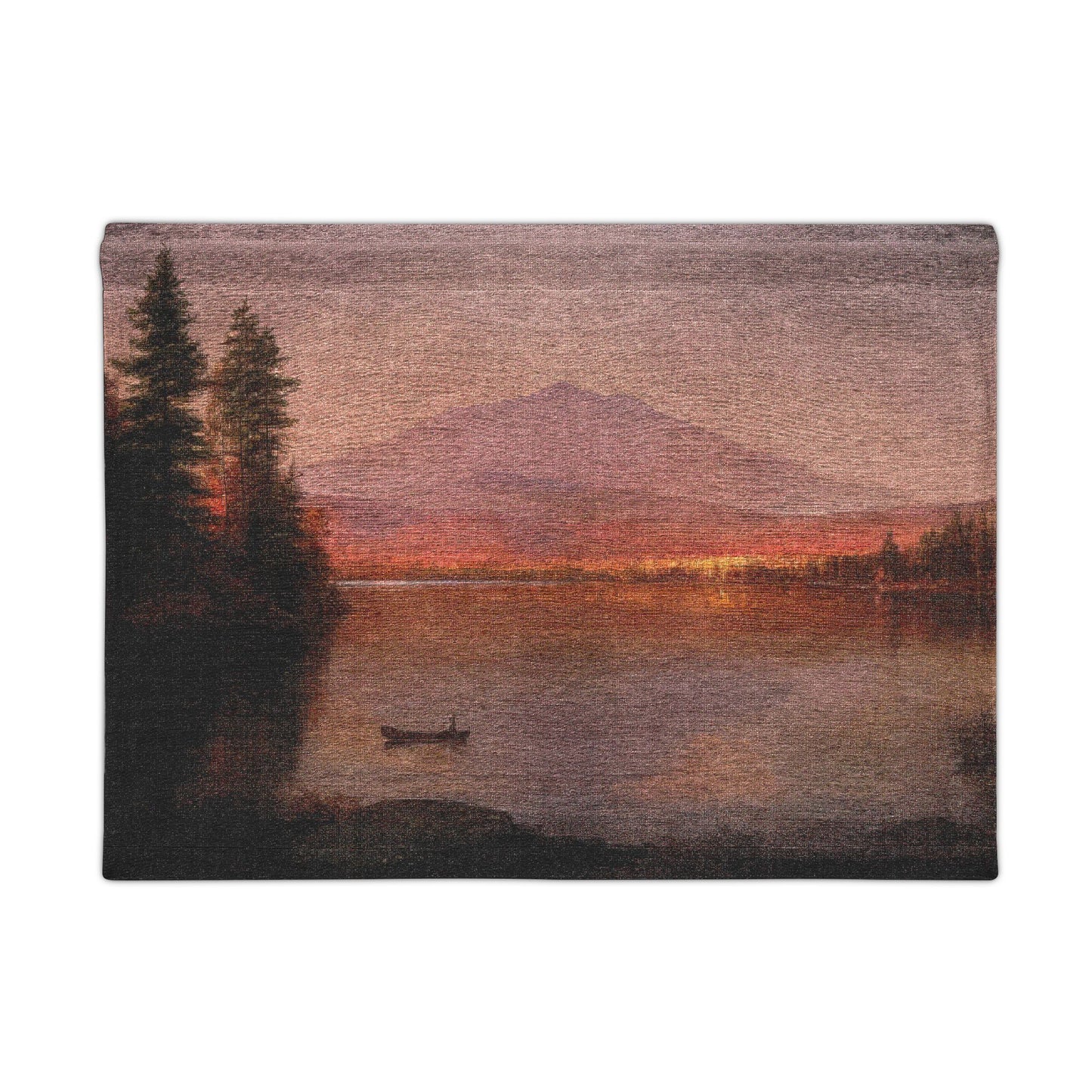 Church, Frederic Edwin - Mount Katahdin from Millinocket Camp (1891) - Woven Wall Tapestry