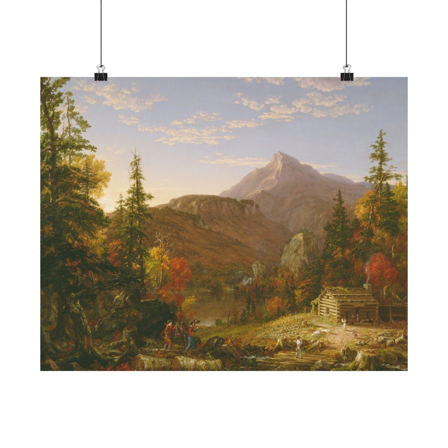 Cole. Thomas - The Hunter's Return (1845) - Satin Posters