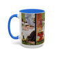Cézanne, Paul - A Modern Olympia (1874) - Colorful Accent Mugs