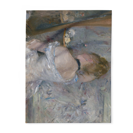 Morisot, Berthe - Woman at Her Toilette (1880) - Arctic Fleece Blanket