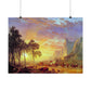 Bierstadt, Albert - Oregon Trail (1869) - Satin Posters