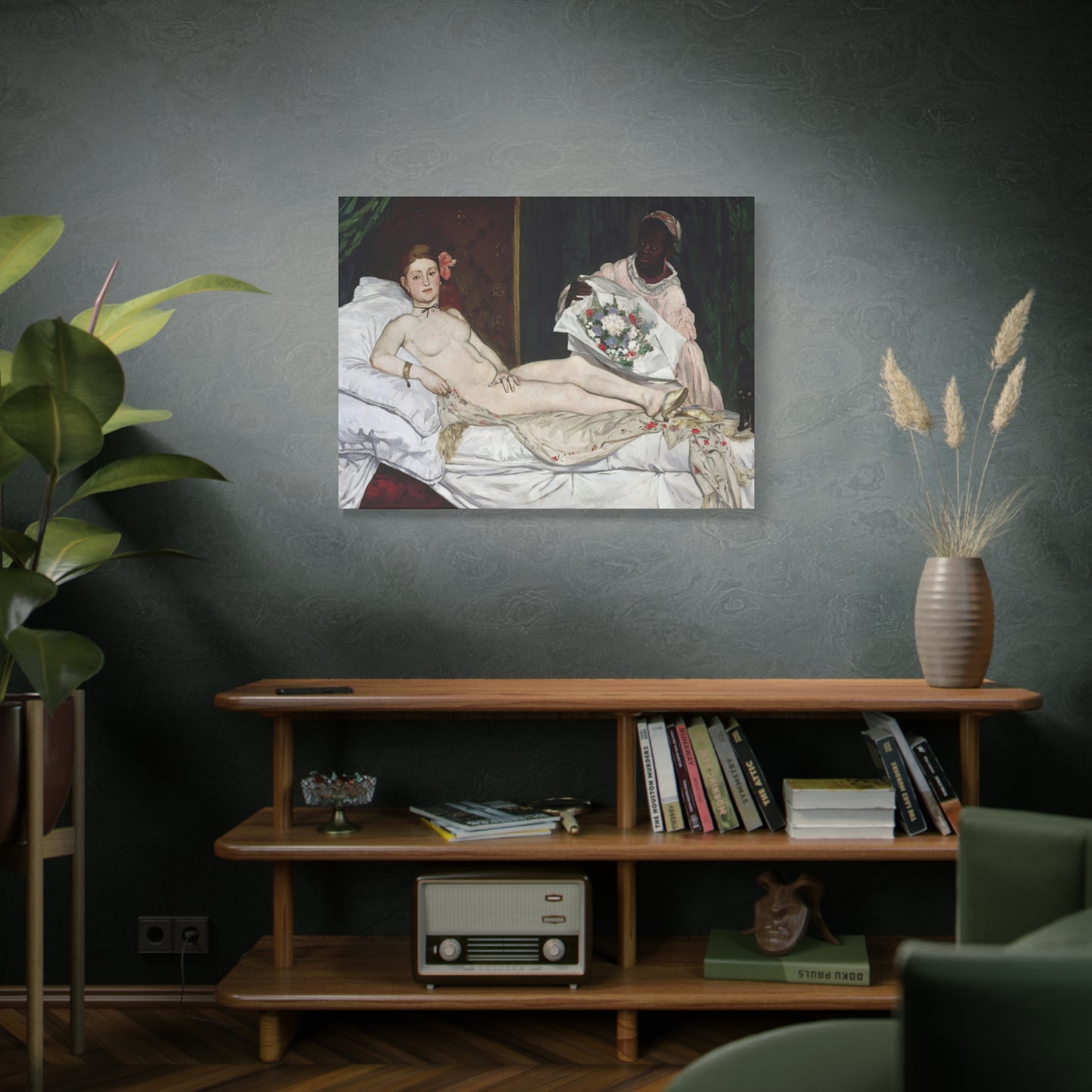 Manet, Édouard - Olympia (1870) - Canvas Block, unframed