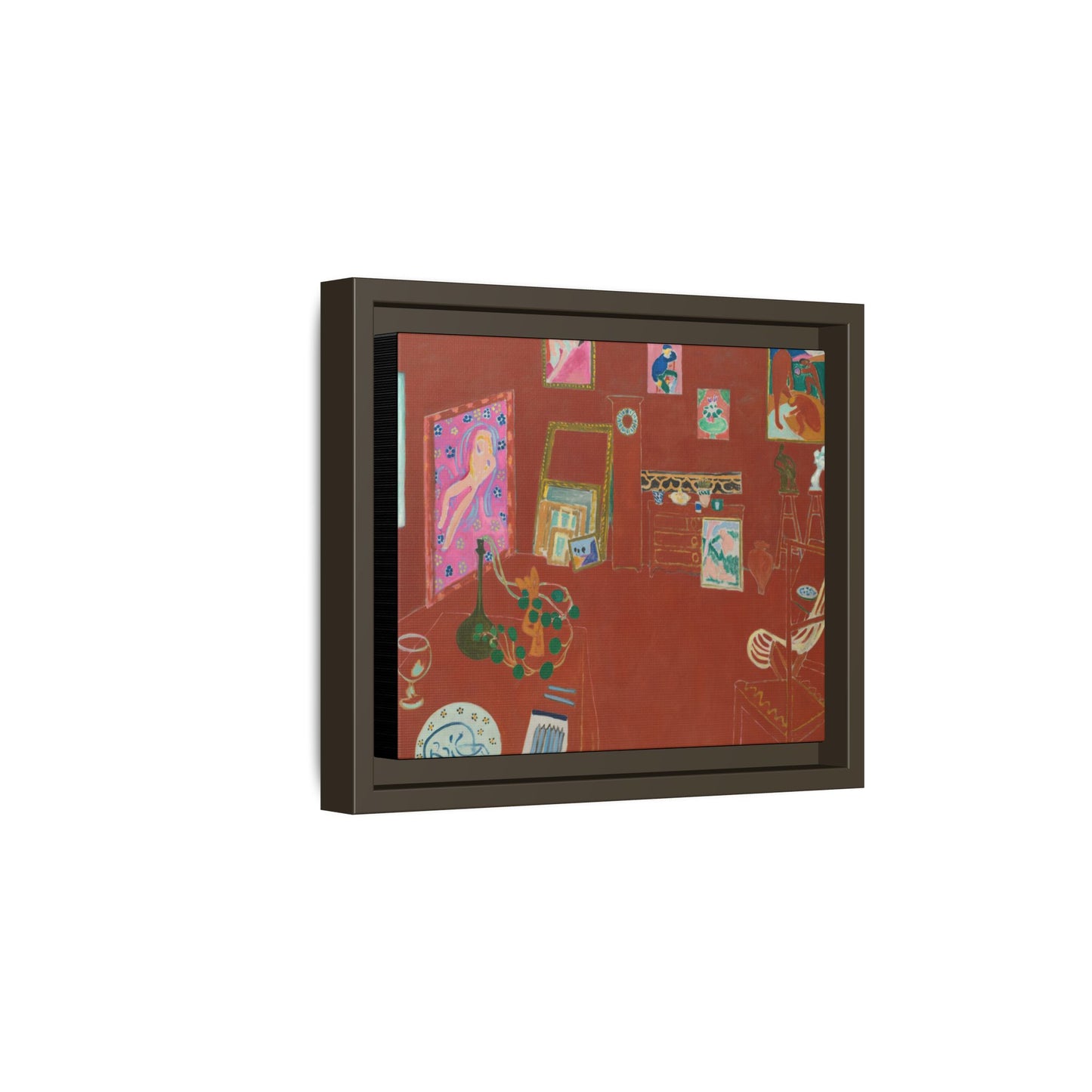 Matisse, Henri - The Red Studio (1911) - Matte Canvas, Framed