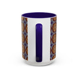 Solar Disc Mandala - Colorful Accent Mugs