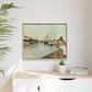 Morisot, Berthe - The Harbor at Lorient (1869) - Matte Canvas, Framed