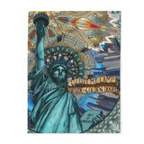 Pacio, Adam - Liberty Mandala - Arctic Fleece Blanket