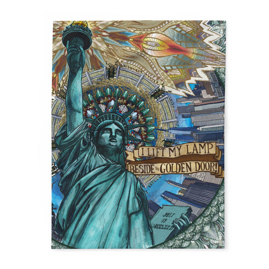 Pacio, Adam - Liberty Mandala - Arctic Fleece Blanket