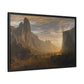 Bierstadt, Albert - Looking Down Yosemite Valley (1865) - Matte Canvas, Framed