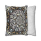 Pacio, Adam - Memento Mori Mandala - Suede Square Pillowcase