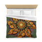 Pacio, Adam - Monarch Butterfly Mandala - Microfiber Duvet Cover