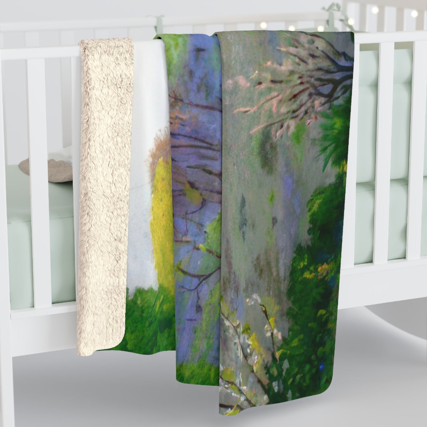 Ranson, Paul - Picking Flowers (1890) - Sherpa Fleece Blanket