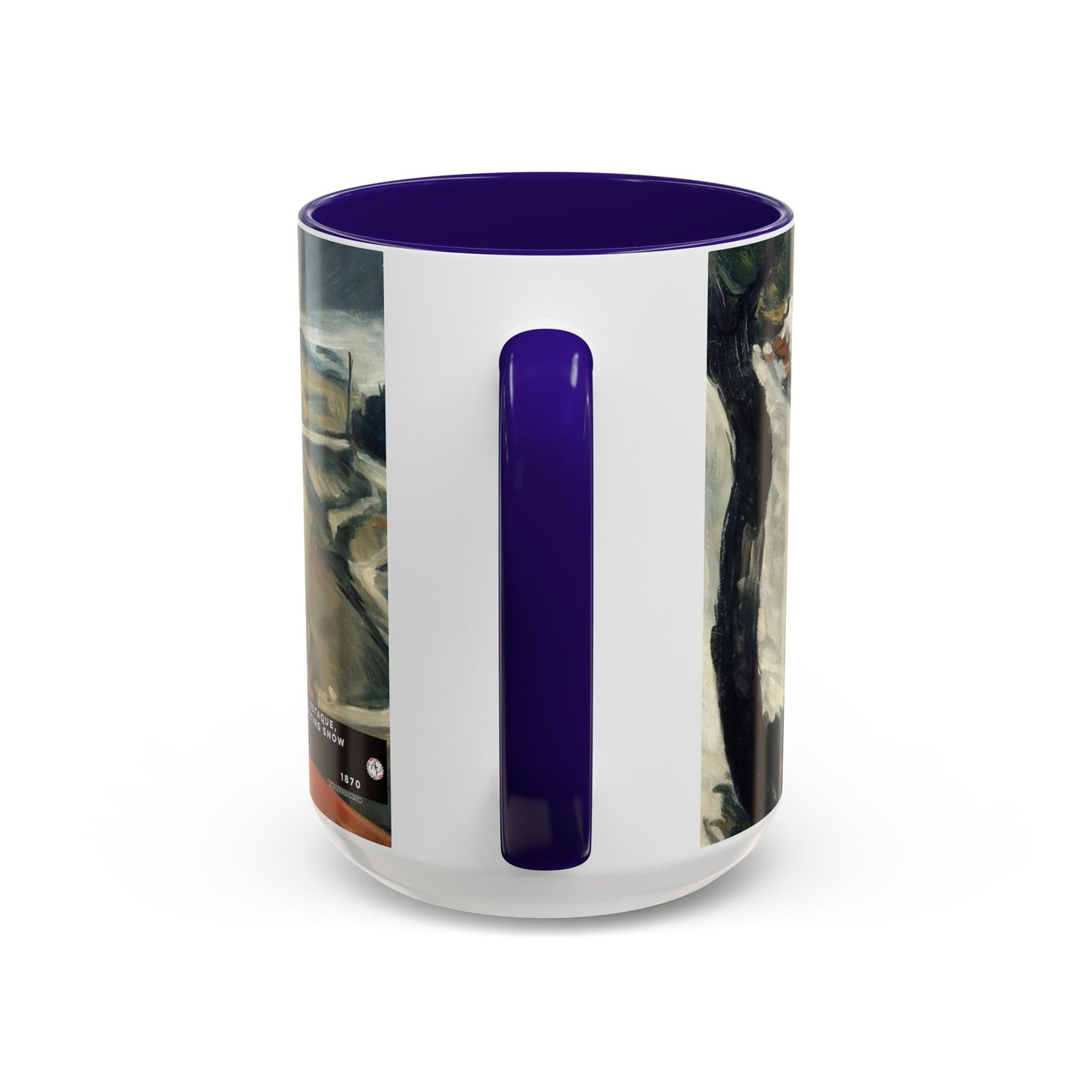 Cézanne, Paul - A Modern Olympia (1874) - Colorful Accent Mugs