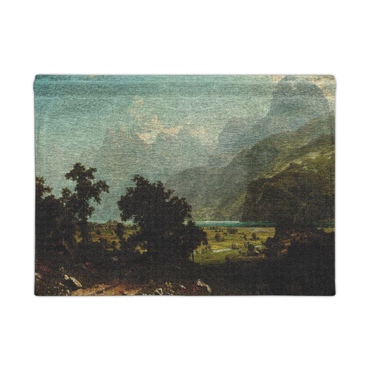 Bierstadt, Albert - Lake Lucerne (1858) - Woven Wall Tapestry