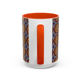 Solar Disc Mandala - Colorful Accent Mugs