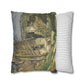 Cézanne, Paul - The House of the Hanged Man, Auvers-sur-Oise (1874) - Suede Square Pillowcase