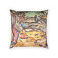 Braque, Georges - Olive Tree near L'Estaque (1906) - Poly Velvet Pillow