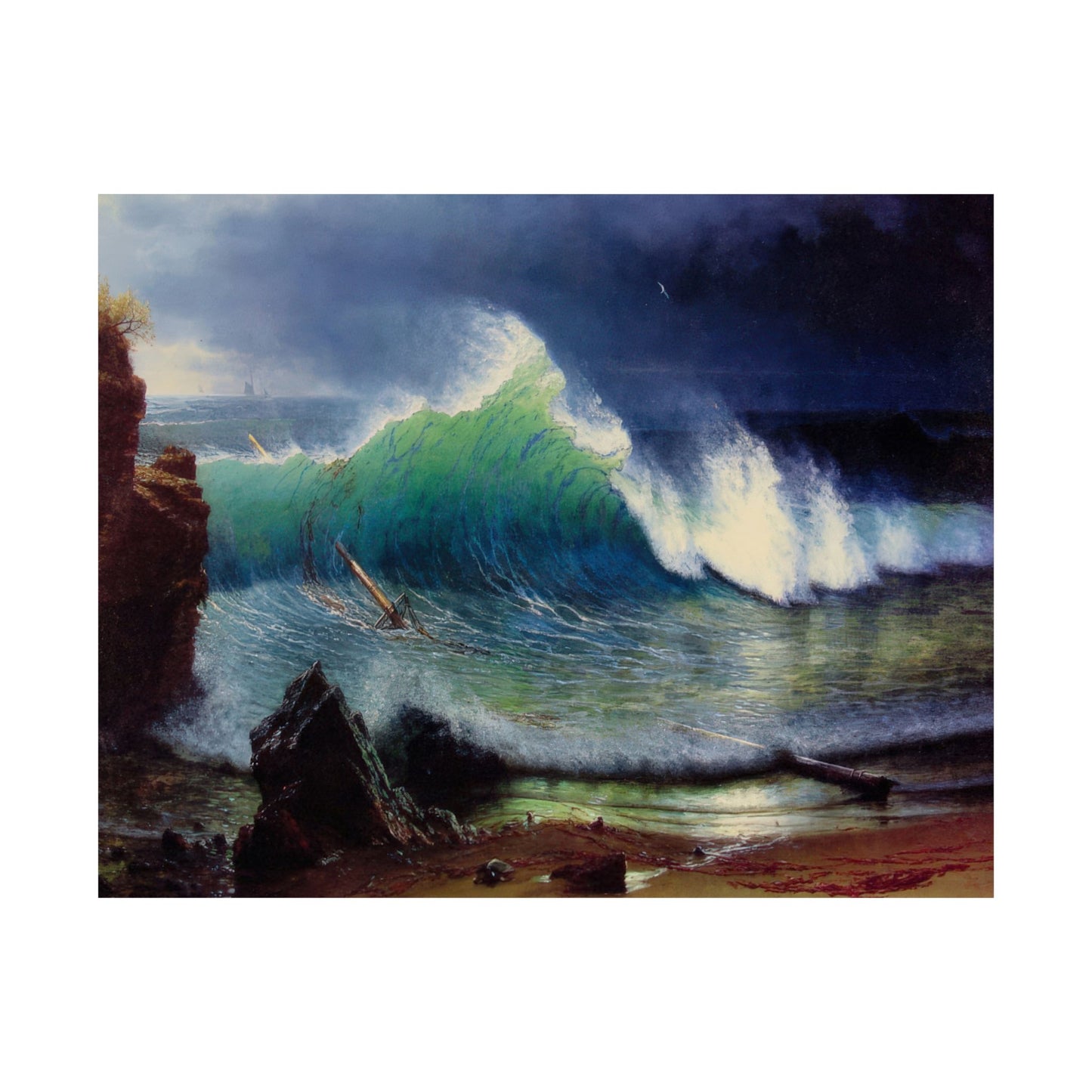 Bierstadt, Albert - Wind River (1859) - Satin Posters