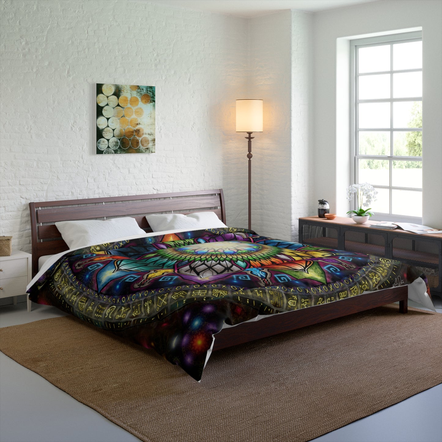 Mystic Jewel Mandala - Comforter