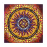 Solar Disc Mandala A - Canvas