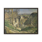 Cézanne, Paul - The House of the Hanged Man, Auvers-sur-Oise (1874) - Matte Canvas, Framed