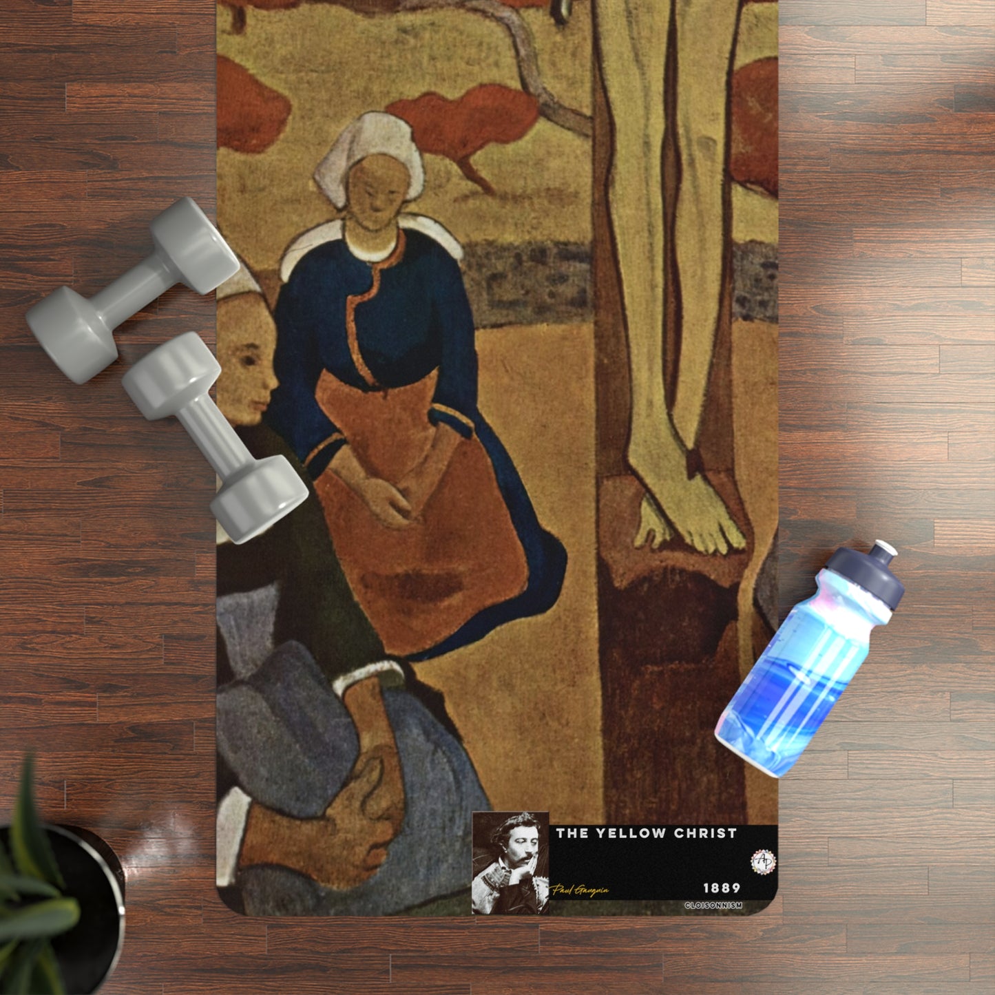 Gauguin, Paul - The Yellow Christ (1889) - Rubber Yoga Mat