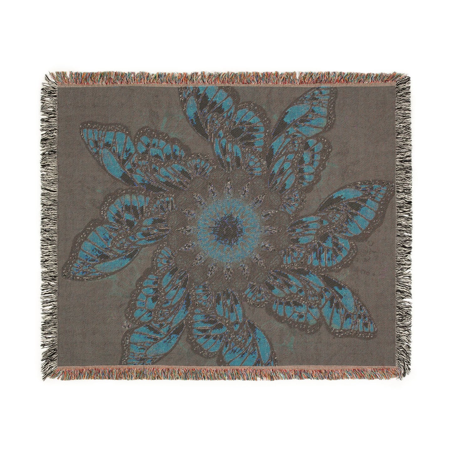 Pacio, Adam - Monarch Butterfly Mandala - Woven Blanket
