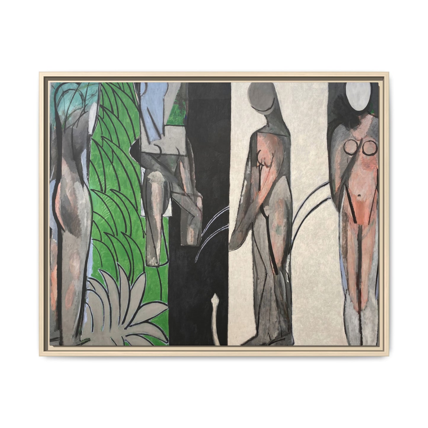 Matisse, Henri - Bathers by a River (1917) - Matte Canvas, Framed