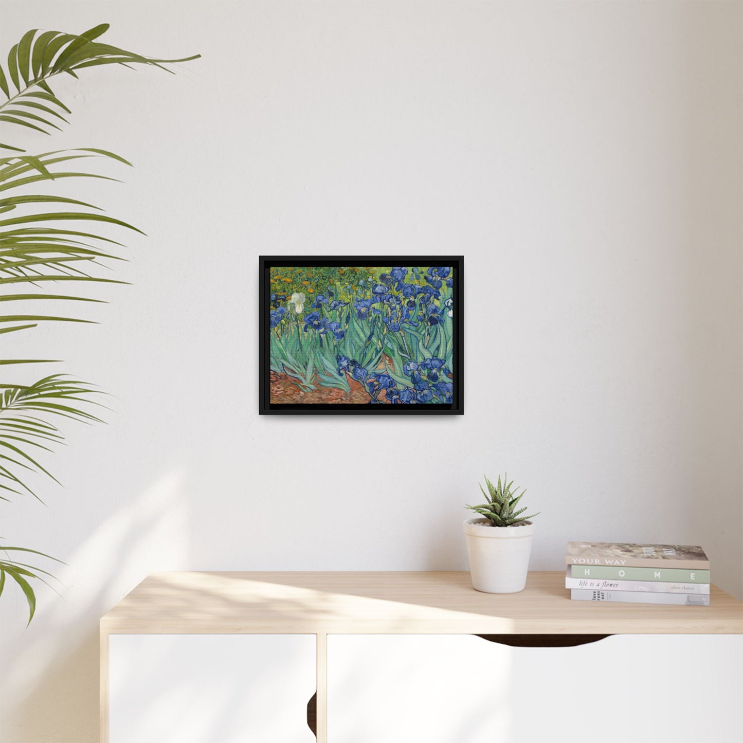 Van Gogh, Vincent - Irises (1889) - Matte Canvas, Framed