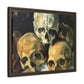 Cézanne, Paul - Pyramid of Skulls (1901) - Matte Canvas, Framed