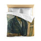 Cézanne, Paul - Portrait of the Artist with a Palette (1890) - Microfiber Duvet Cover