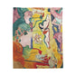 Matisse, Henri - The Joy of Life (1905) - Velveteen Plush Blanket
