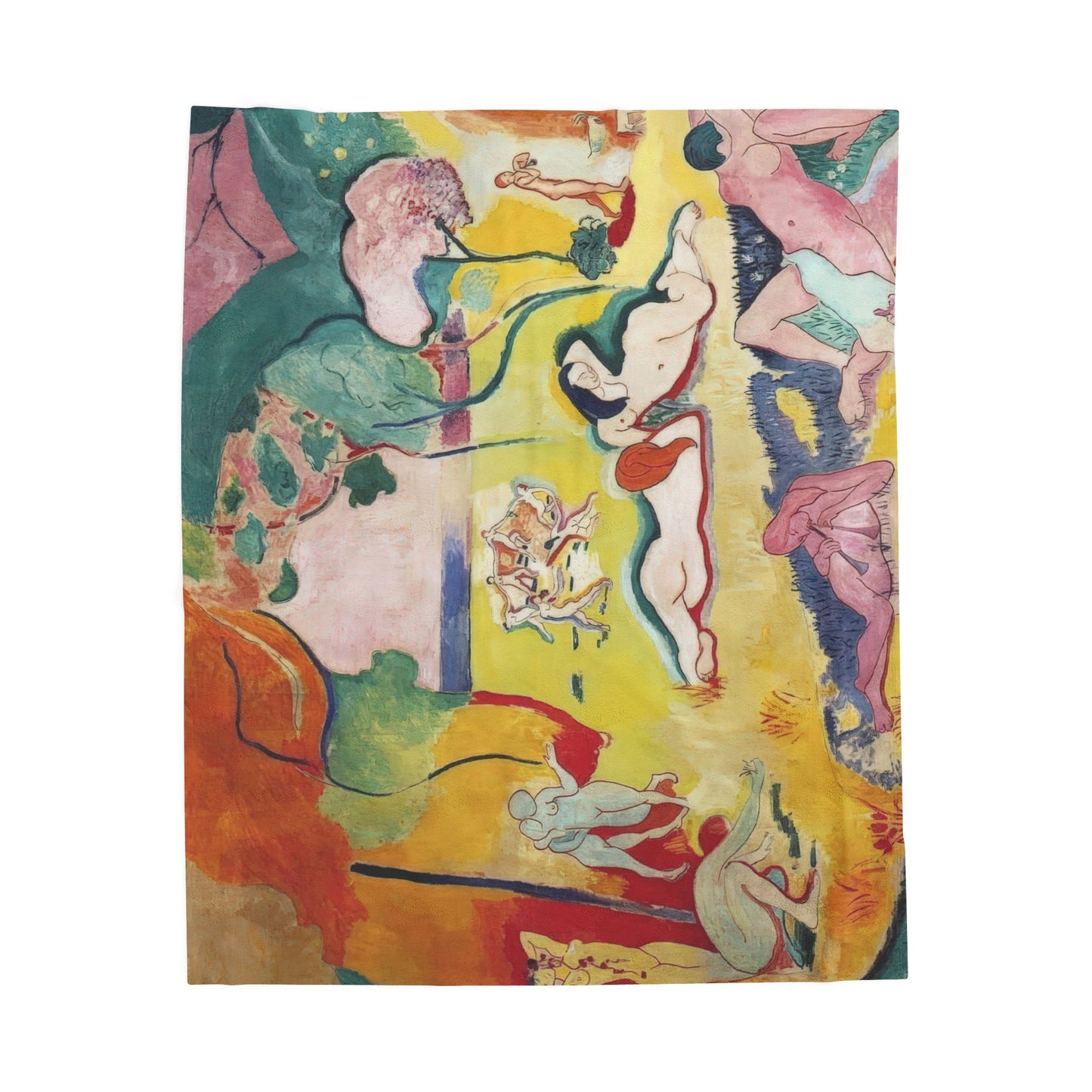 Matisse, Henri - The Joy of Life (1905) - Velveteen Plush Blanket